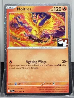 Moltres 014/094 PFL Prize Pack Play! Pokemon Holo Stamped Near Mint NM - Image 1
