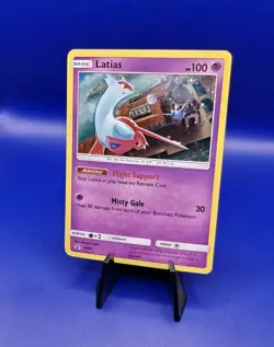 Latias SM87 Black Star Promo Sun & Moon Pokemon Card TCG Nintendo 2017 NM - Image 2