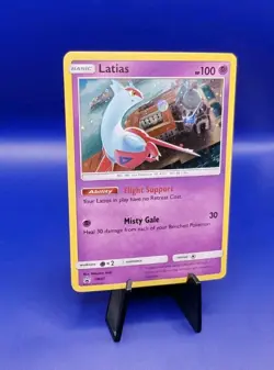 Latias SM87 Black Star Promo Sun & Moon Pokemon Card TCG Nintendo 2017 NM - Image 3