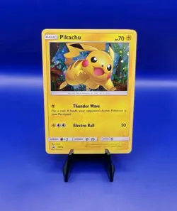 Pikachu SM76 Holo Black Star Promo Sun & Moon Pokemon Card TCG 2017 NM - Image 1