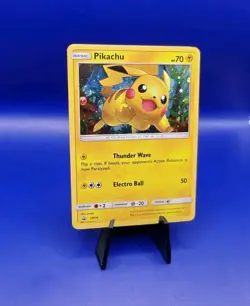 Pikachu SM76 Holo Black Star Promo Sun & Moon Pokemon Card TCG 2017 NM - Image 3