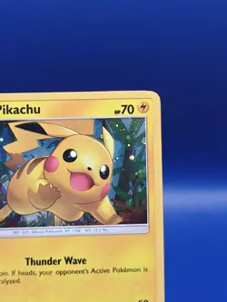 Pikachu SM76 Holo Black Star Promo Sun & Moon Pokemon Card TCG 2017 NM - Image 5