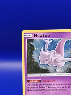 Mewtwo SM77 Black Star Promo Sun & Moon Pokemon Card TCG Nintendo 2017 NM - Image 4