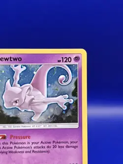 Mewtwo SM77 Black Star Promo Sun & Moon Pokemon Card TCG Nintendo 2017 NM - Image 5