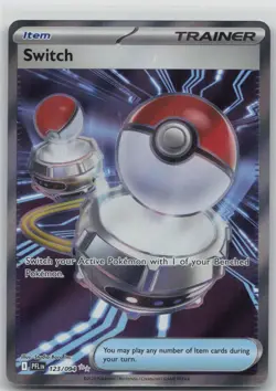 NM Switch 123/094 Holo Ultra Rare Phantasmal Flames Pokemon 2025 - Image 1