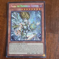Phara the Primordial Goddess 1st Edition Secret Rare CORI-EN022 Yu-Gi-Oh! - Image 1