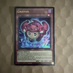 Konami Yugioh Griffoh Ultra Rare Holo 1st Ed Chaos Origins COR1-EN004 - Image 1