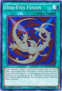 Yu-Gi-Oh! - Odd-Eyes Fusion - PEVO-EN038 - Super Rare - 1st Edition - NM/M - Image 1