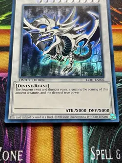 Slifer The Sky Dragon | FADED! | LC01-EN002 | Ultra Rare | NM | YuGiOh! - Image 2