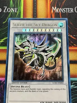 Slifer The Sky Dragon | FADED! | LC01-EN002 | Ultra Rare | NM | YuGiOh! - Image 4