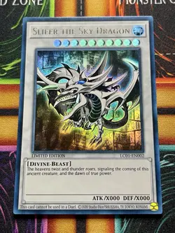 Slifer The Sky Dragon | FADED! | LC01-EN002 | Ultra Rare | NM | YuGiOh! - Image 5