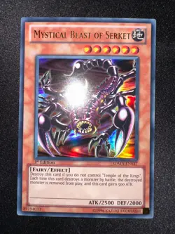 Yu-Gi-Oh! Mystical Beast of Serket SDMA-EN037 Ultra Rare 1st Edition NM - Image 1