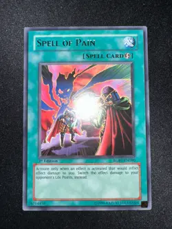 Yu-Gi-Oh! Spell of pain RGBT-EN090 Rare 1st Edition YuGiOh Card - NM - Image 1