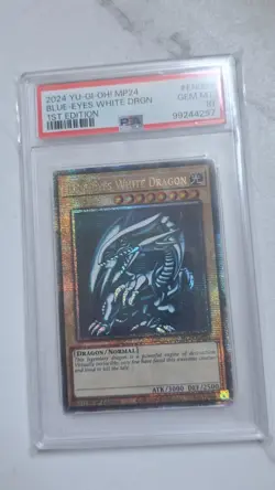 Blue-Eyes White Dragon PSA 10 - MP24-EN001 - Quarter Century Rare - Yugioh - Image 1