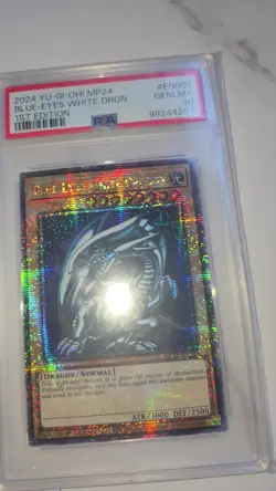 Blue-Eyes White Dragon PSA 10 - MP24-EN001 - Quarter Century Rare - Yugioh - Image 2