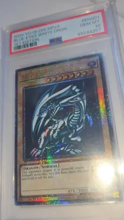 Blue-Eyes White Dragon PSA 10 - MP24-EN001 - Quarter Century Rare - Yugioh - Image 5
