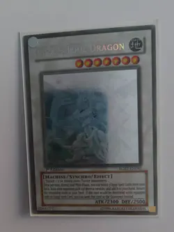 Yugioh Power Tool Dragon RGBT-EN042 Ghost Rare 1st Ed LP - Image 1