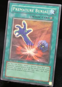 Yu-Gi-Oh! Premature Burial PSV-037 1.Edition Ultra Rare [EX] Holo | EN 2002 - Image 3