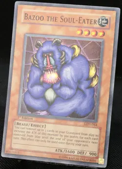 Yu-Gi-Oh! Bazoo The Soul-Eater LON-064 1.Edition Super Rare [EX-NM] NA | EN 2003 - Image 3