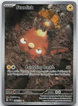 Stunfisk 202/191 Illustration Rare Surging Sparks Pokemon Holo Near Mint - Image 1