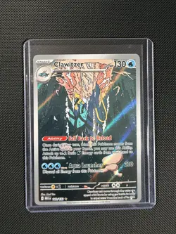 Clawitzer 141/132 Illustration Rare Mega Evolution Pokemon Holo Near Mint - Image 1