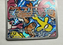 Pokemon TCG Tatsugiri Twilight Masquerade Illustration Rare Card 186/167 - Image 3