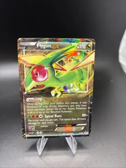 Pokemon Flygon EX XY61 XY 61 Foil Holo Black Star Promo Card (English) - Image 2