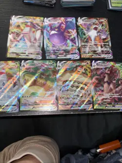 Pokemon Card Lot Of 7 VMAX Cards - Evolving Skies Fusion Strike Shining Fates + - Image 1