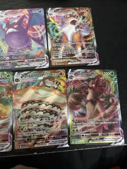 Pokemon Card Lot Of 7 VMAX Cards - Evolving Skies Fusion Strike Shining Fates + - Image 3