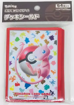 Pokemon MEW 151 Sleeves Deck Shield Hullen 64pcs Japanese - Image 2