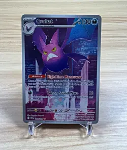 Pokemon Chaos Rising CRI 093/086 IR Crobat Illustration Rare - Image 1