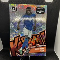 2025-2026 Moise Kean Donruss KABOOM FIFA Soccer Card #9 - Oversized 💥💥 - Image 1