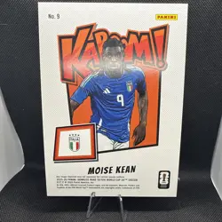 2025-2026 Moise Kean Donruss KABOOM FIFA Soccer Card #9 - Oversized 💥💥 - Image 2