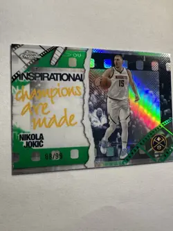 2025-26 Topps Chrome Inspirational Nikola Jokic #IP-8 Green Refractor /99 - Image 2