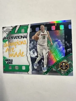 2025-26 Topps Chrome Inspirational Nikola Jokic #IP-8 Green Refractor /99 - Image 3