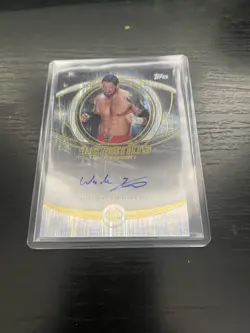 2025 Topps WWE Universe WADE BARRETT Legends On Card Auto #LGA-WBA BAD NEWS - Image 1