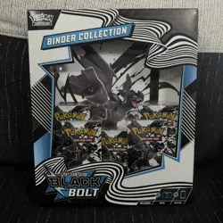 Pokemon TCG Scarlet Violet Black Bolt Binder Collection Box Bundle New Sealed - Image 1