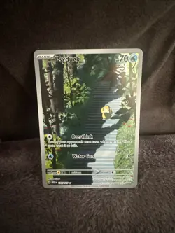 Pokemon TCG Psyduck Scarlet Violet-151 Holo Illustration Card 175/165 NM - Image 1