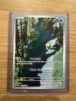 Pokemon TCG Psyduck Scarlet Violet-151 Holo Illustration Card 175/165 NM - Image 1