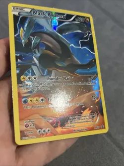 Pokemon Black Kyurem XY80 Holo Black Star Promo Full Art 2015 TCG Card NM Rare - Image 3
