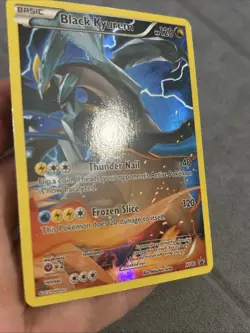 Pokemon Black Kyurem XY80 Holo Black Star Promo Full Art 2015 TCG Card NM Rare - Image 4