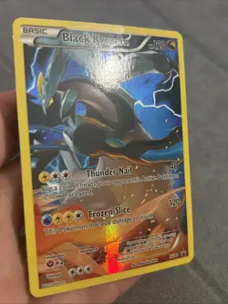 Pokemon Black Kyurem XY80 Holo Black Star Promo Full Art 2015 TCG Card NM Rare - Image 5