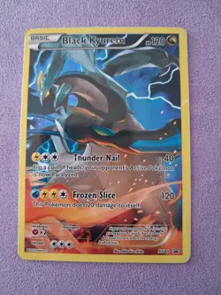Pokemon TCG Black Kyurem XY80 Black Star Promo Card - Image 1