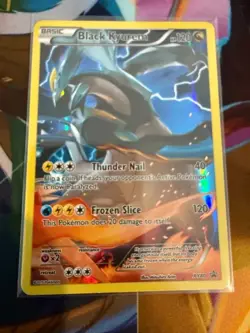 Pokemon TCG Black Kyurem XY80 Black Star Promo Card - Image 1
