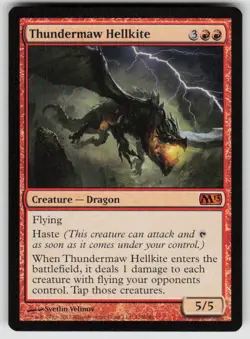 Thundermaw Hellkite 150 Mythic Magic 2013 (M13) Magic: The Gathering Near Mint - Image 1