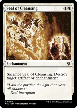 NM - Seal of Cleansing [MKC - 80] Commander: Murders at Karlov Manor - Image 1