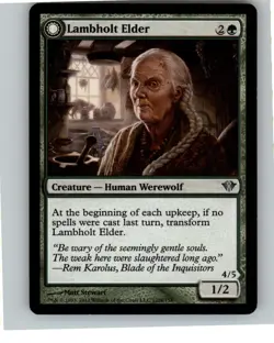 MTG Lambholt Elder U Dark Ascension 122 LP Magic The Gathering - Image 1