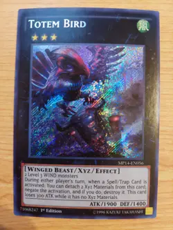 Totem Bird - MP14-EN056 - Very Lightly Played VLP - Secret Rare - 1st Edition - Image 1