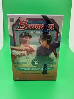 2026 Topps Bowman MLB Baseball Blaster Value Box - Factory Sealed - Image 1