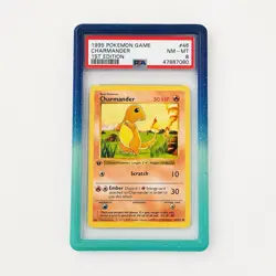 1999 Pokemon Base Set Shadowless 1st Edition Charmander #46 PSA 8 NM MINT - Image 1